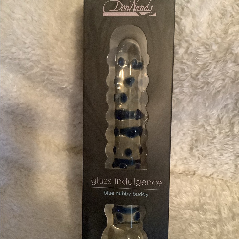 Blue Nubby Buddy Glass Indulgence